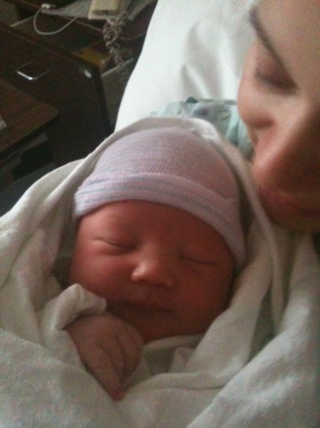 No. 2 son's new baby boy: Gryphon, born April 28, 2011.